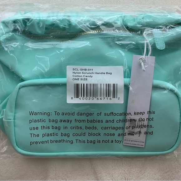 STONEY CLOVER LANE SCRUNCHIE BAG IN COTTON CANDY COLOR NWT - Picture 5 of 9